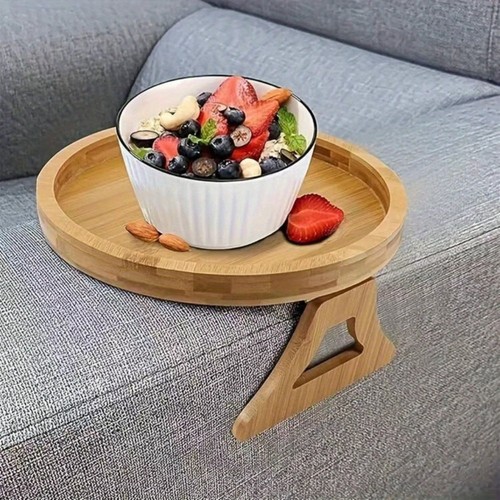 Wooden sofa arm tray - arm,