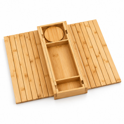 Bamboo sofa arm tray table - tray,