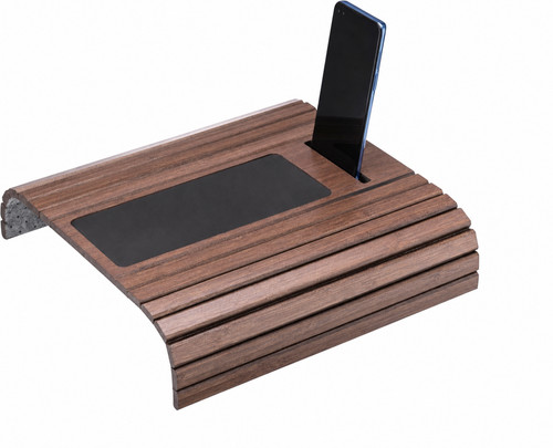 Flexible wooden sofa arm tray - flexible,