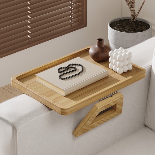 Portable bamboo couch - couch, arm