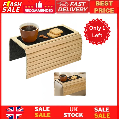 Sofa arm tray natural bamboo - sofa,