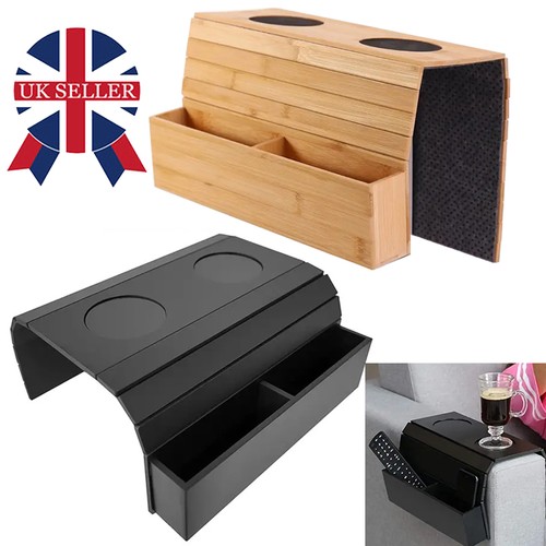 Bamboo sofa arm tray drink - arm,