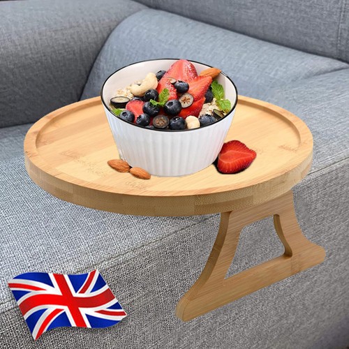 Foldable wooden sofa arm tray - foldable,